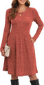"Maeve" Knit Fit & Flare Dress