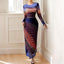 “Aura” Tie-Dye Mesh Maxi Dress