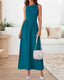 Zelivra | Sleeveless Maxi Dress with Pockets