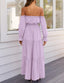 Lumora | Off-Shoulder Maxi Dress