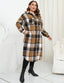 "Willa" Oversized Plaid Longline Shacket