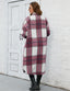 "Willa" Oversized Plaid Longline Shacket