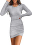 Mila | Sculpted Muse Ribbed Mini Dress