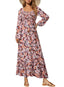 Nivaro | Boho Floral Maxi Dress