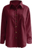 "Lottie" Oversized Corduroy Shirt