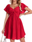 Liora | Knot Front Chiffon Mini Dress