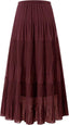 🌿 Willow | Flowy Boho Maxi Skirt
