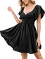 Liora | Knot Front Chiffon Mini Dress