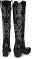 "Isadora" Embroidered Western Boots