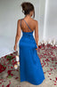 Zerava | One-Shoulder High Split Maxi Dress
