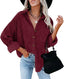 "Lottie" Oversized Corduroy Shirt