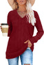 "Ellie" Ribbed Knit V-Neck Sweater – Where Cozy Meets Class