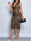 "Roxy" Leopard Print Bodycon Dress