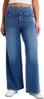 "Noa Jean" Stretch Wide-Leg Pant