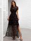 “Moonlit Garden” Mesh Maxi Dress