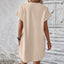 Aurelia | Round Neck Short Sleeve Mini Dress