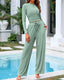 ElevateEase™ 2-Piece Ribbed Lounge Set