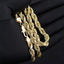 "Hawk" Rope Chain Gold Necklace