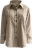 "Lottie" Oversized Corduroy Shirt