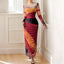 “Aura” Tie-Dye Mesh Maxi Dress