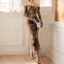 “Aura” Tie-Dye Mesh Maxi Dress