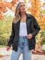 Raven | Oversized Leather Jacket