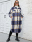 "Willa" Oversized Plaid Longline Shacket