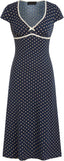 "Dotty" Polka Dot Midi Dress