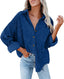 "Lottie" Oversized Corduroy Shirt