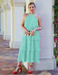 🌞 "Lola" Tiered Halter Dress
