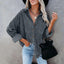 "Lottie" Oversized Corduroy Shirt