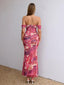 Veyora | Off The Shoulder Corset Maxi Dress