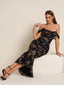 Veyora | Off The Shoulder Corset Maxi Dress