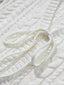 "Sarah" Button-Front Cable Cardigan