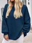 "Maeve" Slouch Knit Turtleneck Pullover