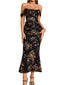 Veyora | Off The Shoulder Corset Maxi Dress