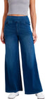 "Noa Jean" Stretch Wide-Leg Pant