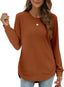 "Harper Luxe" Long Sleeve Tunic Top
