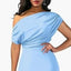 "Soraya" Off-Shoulder Evening Gown