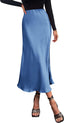 Florin | Satin Bias-Cut Midi Skirt