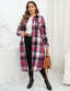 "Willa" Oversized Plaid Longline Shacket