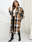 "Willa" Oversized Plaid Longline Shacket