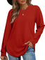 "Harper Luxe" Long Sleeve Tunic Top