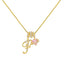 "Amelie" Cursive Letter Charm Necklace