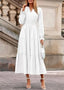 Nivoura | Long Sleeve Maxi Dress with Pockets