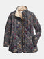 NIVA | Quilted Jacket with Vintage Floral Print