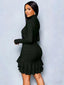 "Nina" Knit Flare Dress