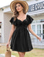 Liora | Knot Front Chiffon Mini Dress