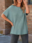 “Olive” Ribbed Tunic Knit