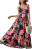 "Soleil" Boho Floral Maxi Dress